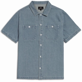 Movies CCS Heavy Denim Work Shirt - Light Blue Smartwatches