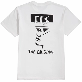 Movies CCS OG Face T-Shirt - White/Reflective Black Books