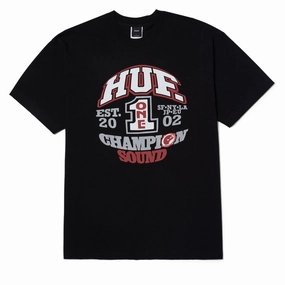Movies HUF Champion Sound T-Shirt - Black Toothpaste