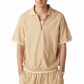 Movies HUF Tether Jacquard Terry Shirt - Twill Seeds