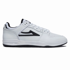 Movies Lakai Telford Low Shoes - White/Black Leather Household Cleaning
