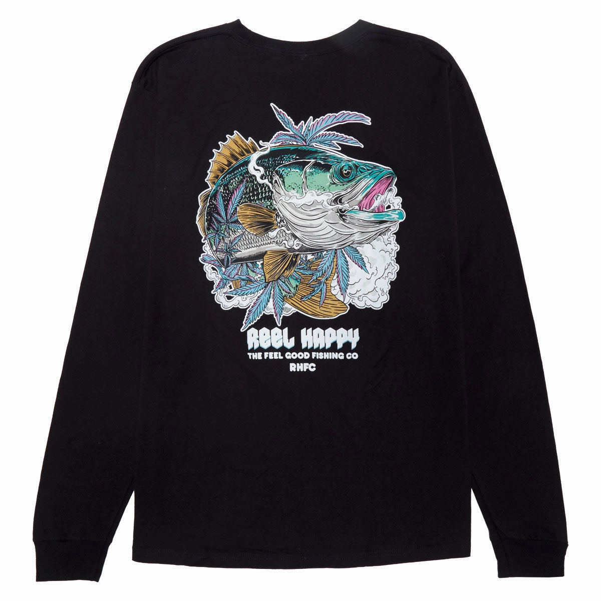 Movies Reel Happy Smokey Vibes Long Sleeve T-Shirt - Black Board Games