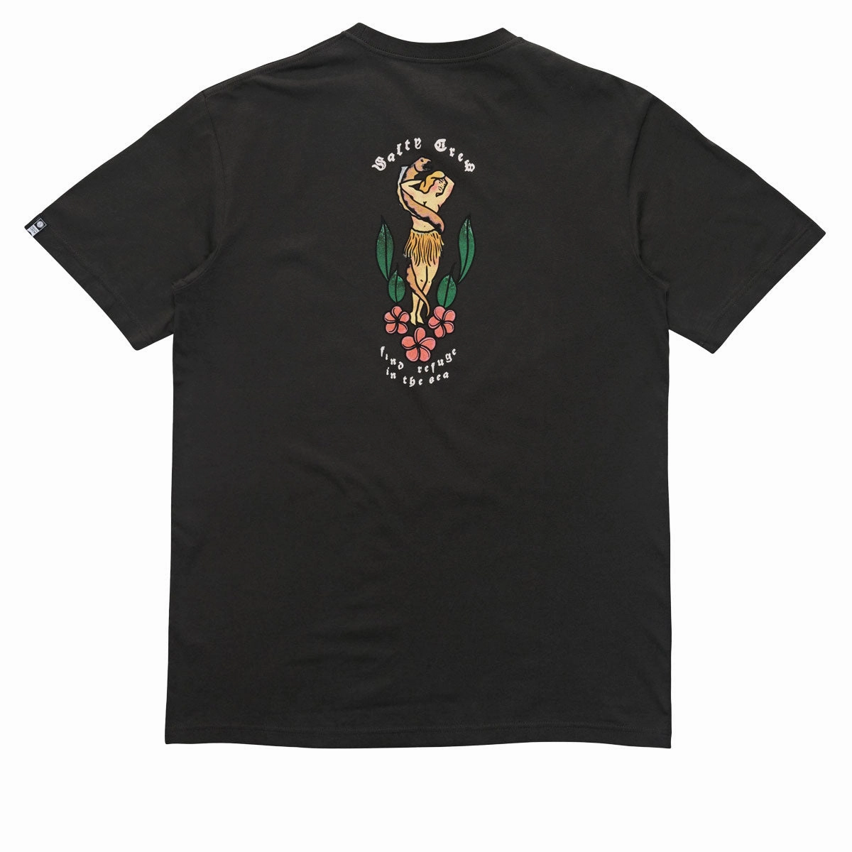 Movies Salty Crew Old School Vintage T-Shirt - Vintage Black Lawn Mowers