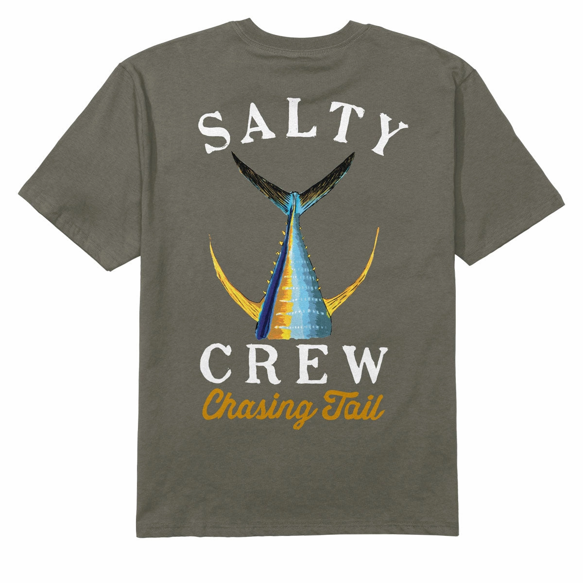 Movies Salty Crew Tailed Classic T-Shirt - Dusty Olive Music