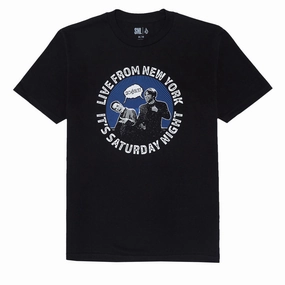 Movies Volcom SNL50 Roxbury T-Shirt - Black Newspapers