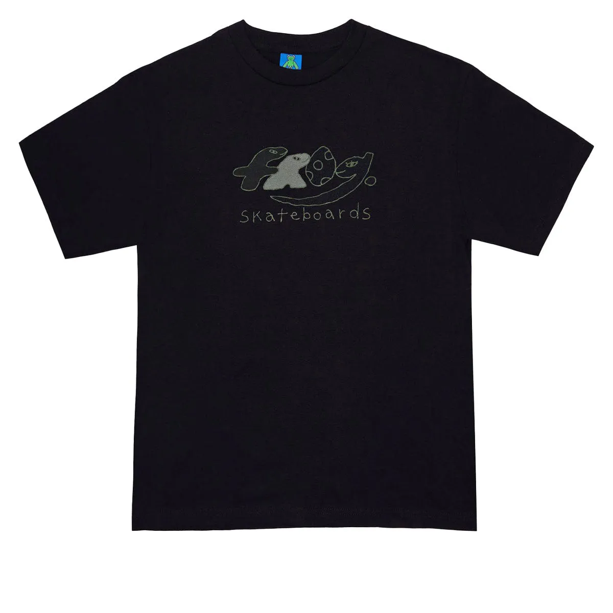 Music Production Frog Dino Logo T-Shirt - Black 2025 Health Monitors