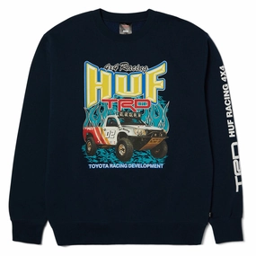 Music Huf x Toyota TRD Pit Crew Sweatshirt - Navy Console Games