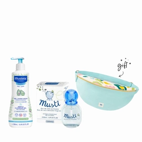 Mustela Normal Skin Cleanser And Fragrance   Free Gift Bundle