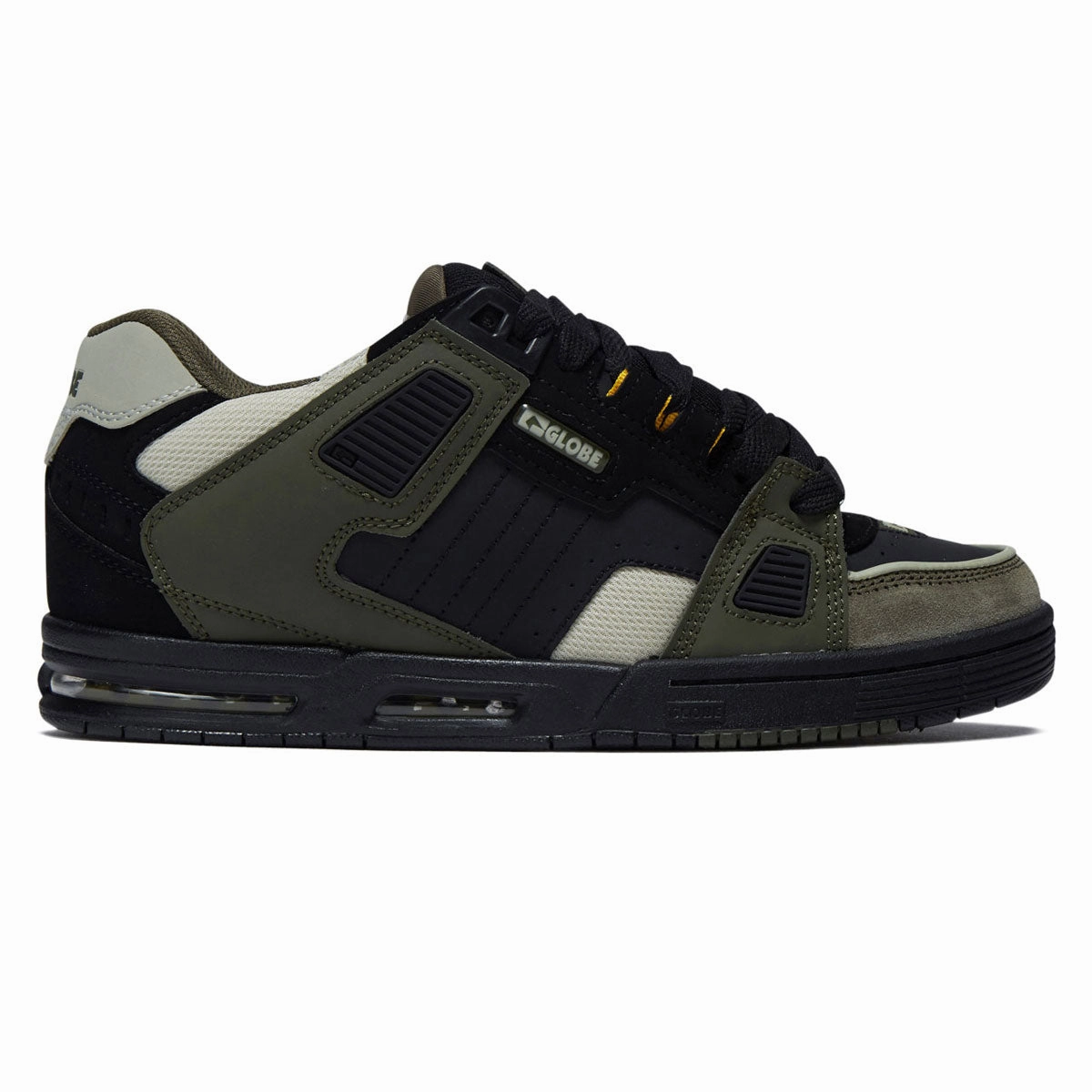 Nails Globe Sabre Shoes - Black/Army Trendy Clothing