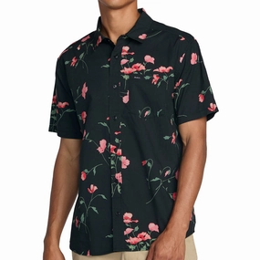 Nails RVCA Botanical Shirt - Pirate Black Groceries