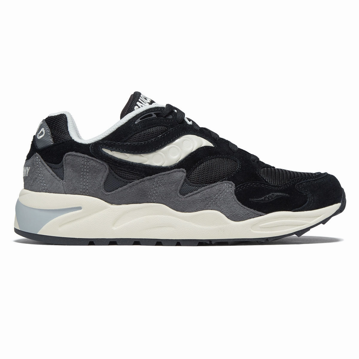 Nails Saucony Grid Shadow 2 Shoes - Black/Cream Art Supplies