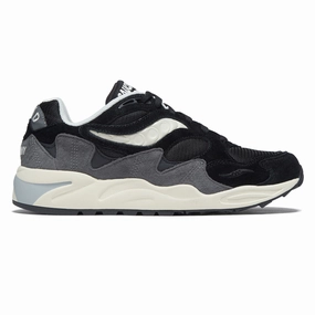 Nails Saucony Grid Shadow 2 Shoes - Black/Cream Art Supplies