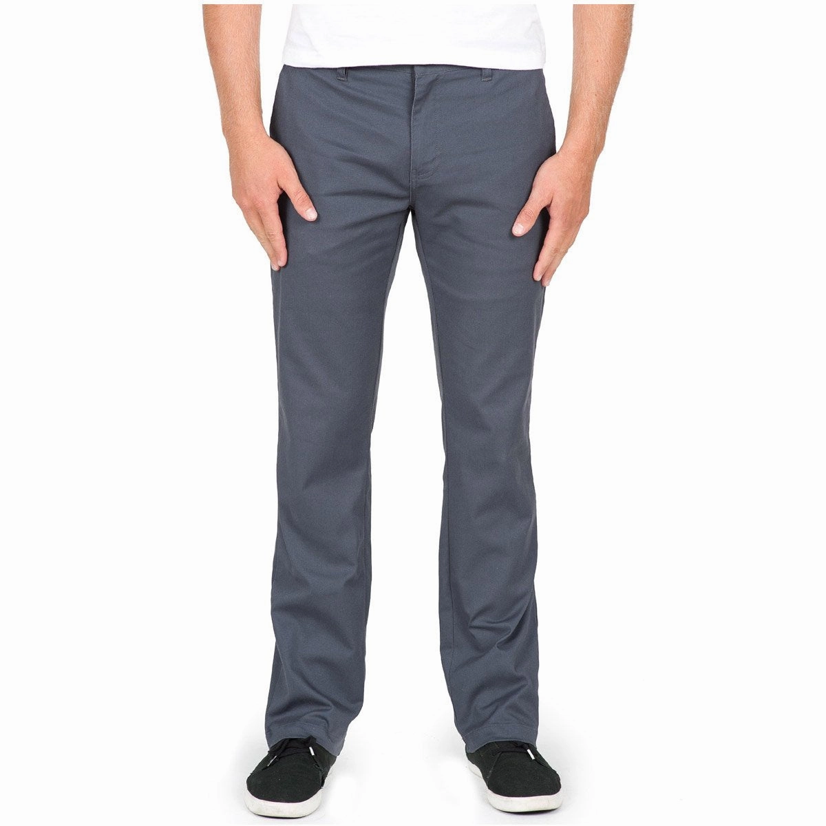 Nails Volcom Frickin Modern Stretch Chino Pants - Charcoal Celebrity Items