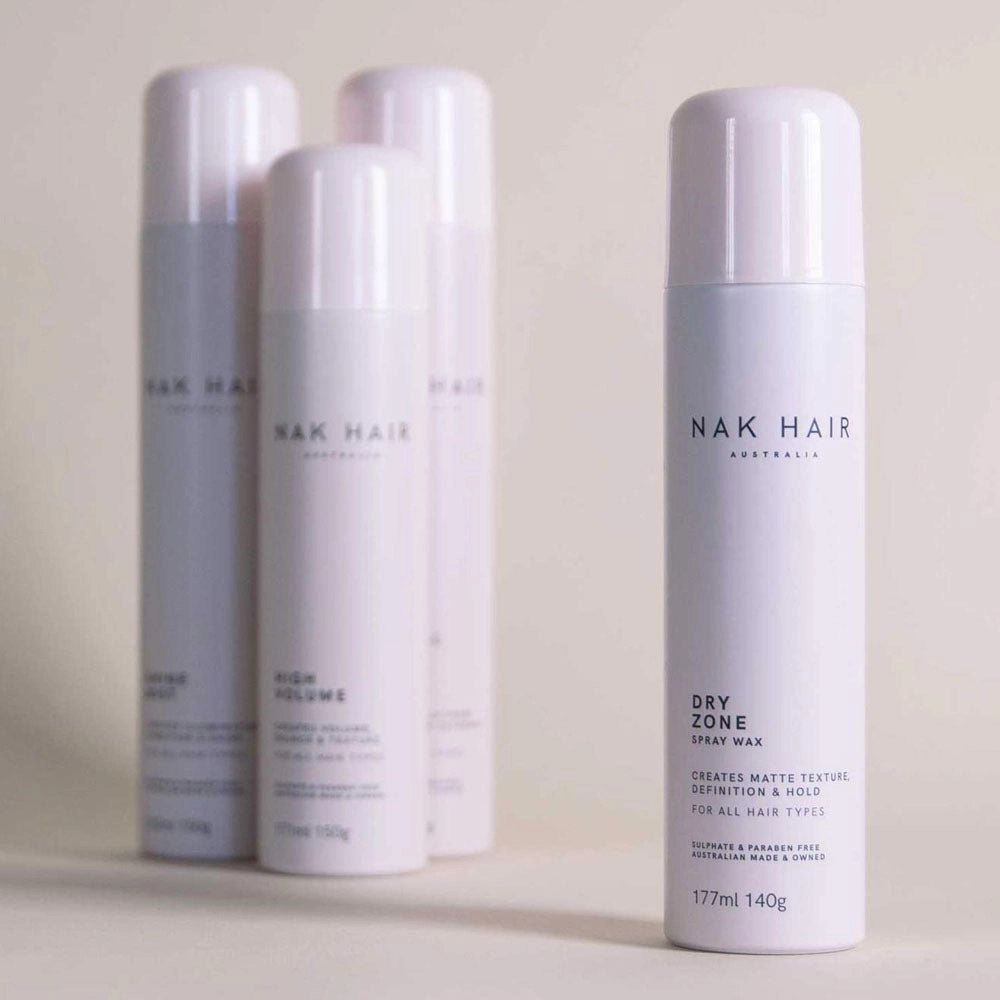NAK Hair Dry Zone Spray Wax 140g