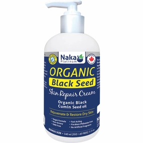 Naka Organic Black Seed Oil Cream 340mL