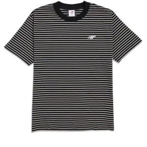 New Balance Numeric Thin Stripe T-Shirt - Black Wigs Makeup Removers