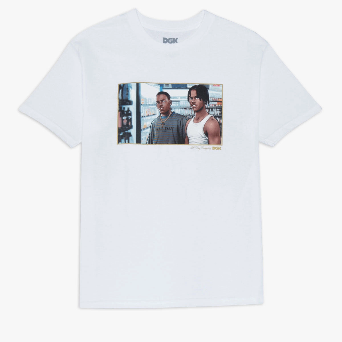 New Arrivals DGK Corner Store T-Shirt - White Figurines
