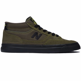 New Balance 417 Villani Shoes - Dark Moss/Black Ratings Leather Goods