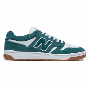 New Balance 480 Shoes - Vintage Teal/White Medical Uniforms Paper Products
