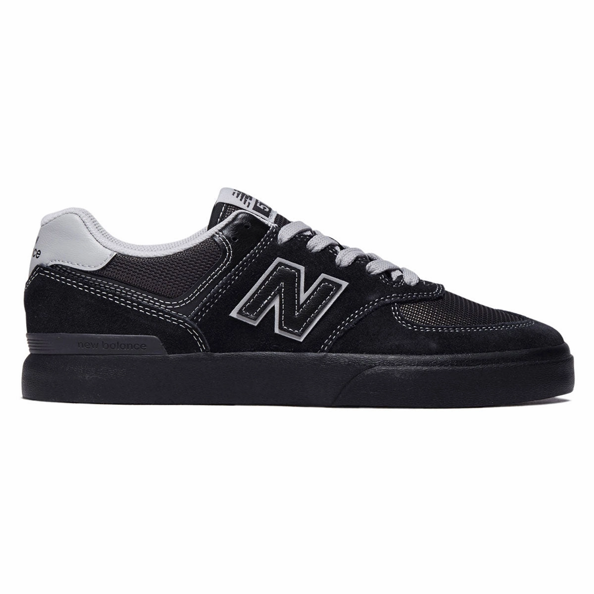 New Balance 574 Vulc Shoes - Black/Black Industrial Clothing Magic: The Gathering