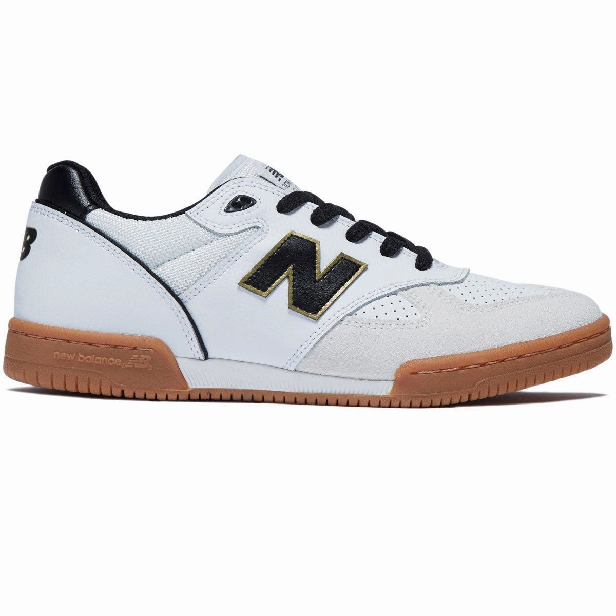 New Balance 600 Tom Knox Shoes - White/Black Unisex Clothing Office Supplies