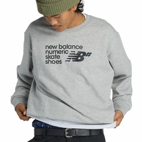 New Balance Numeric Logo Sweatshirt - Athletic Grey Movies Streaming Services