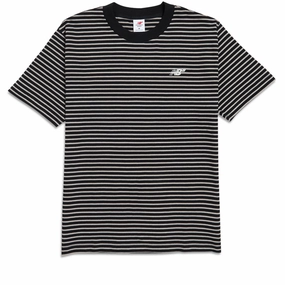 New Balance Numeric Thin Stripe T-Shirt - Black Wigs Makeup Removers
