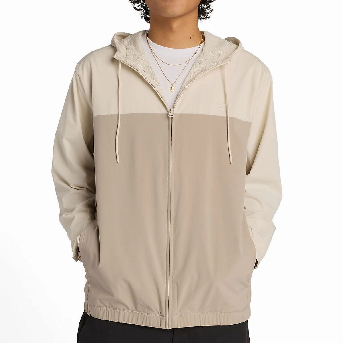 New Balance Numeric Woven Full Zip Jacket - Arid Stone Sports Cards Fashion Blog