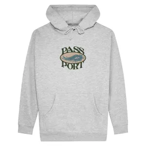 Newspapers Passport Sunspot Hoodie - Ash Nails
