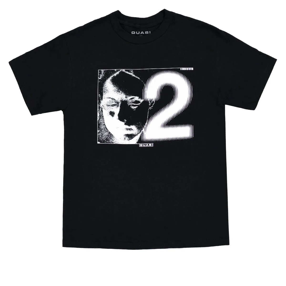 Newspapers Quasi Code T-Shirt - Black Unisex Clothing