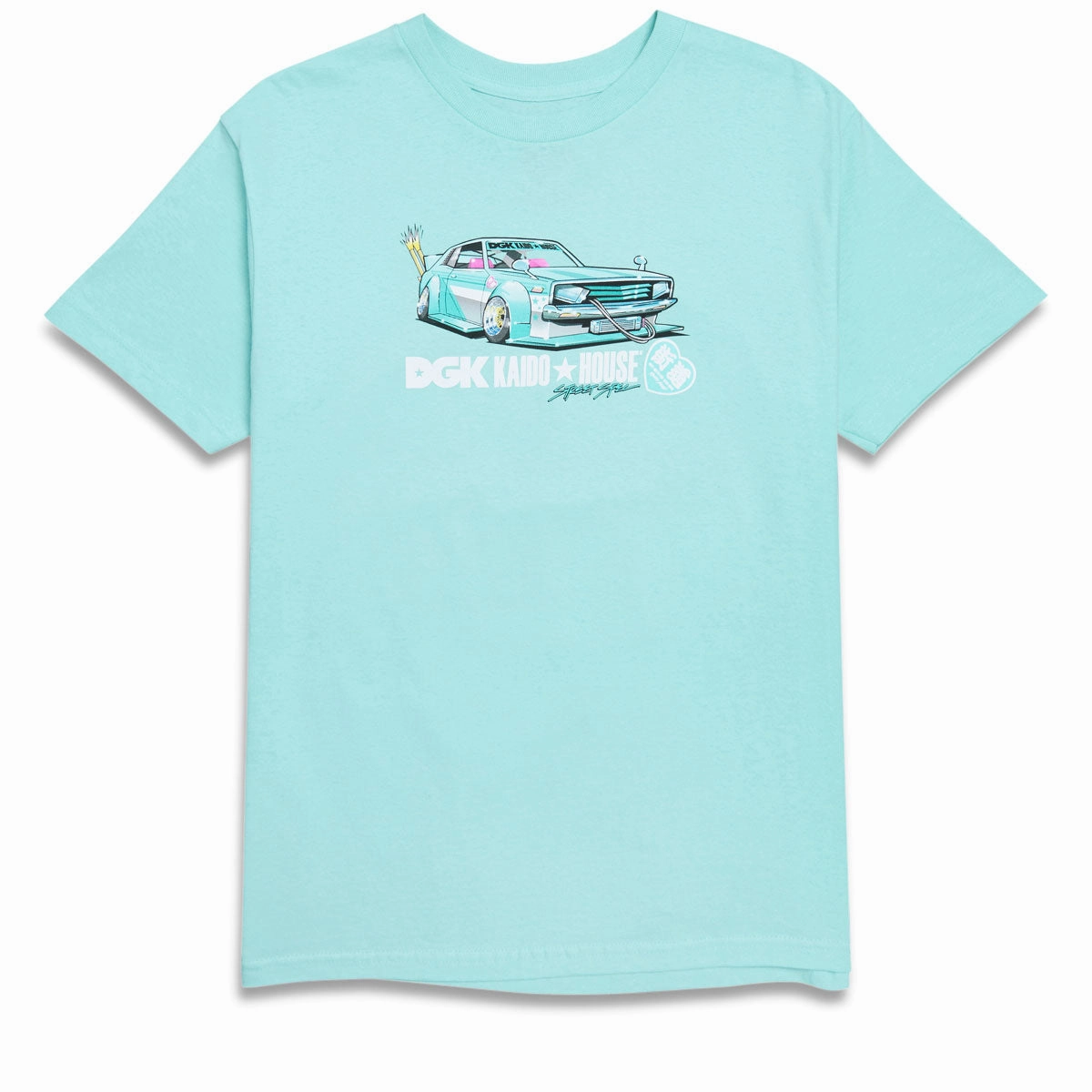Newspapers DGK x Kaido House Zokusha T-Shirt - Celadon Newspapers