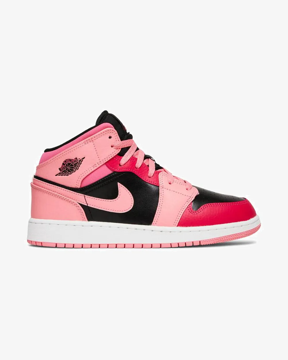 Multi-Use Shoes NIKE AIR JORDAN 1 MID GS PINK CORAL CHALK