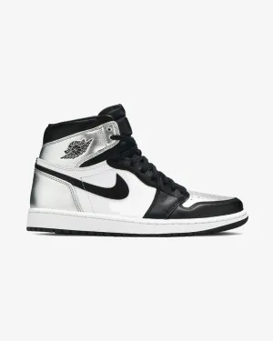 NIKE AIR JORDAN1 HIGH SILVER TOE WMNS Easy Step