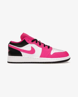 NIKE AIR JORDAN1 LOW FIERCE PINK GS Light cushion Superior Cushioning