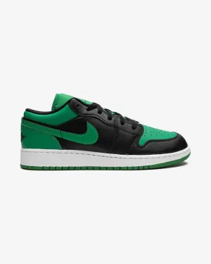 NIKE AIR JORDAN1 LOW GS LUCKY GREEN BLACK (NEW) (NEW) Shock-absorbent look Soft Interior
