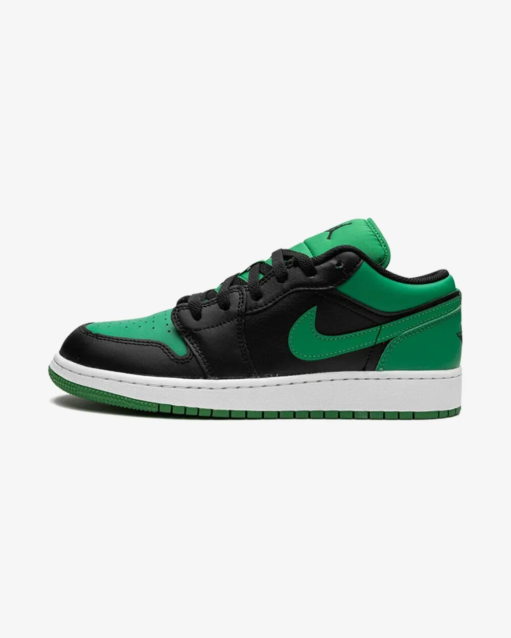 NIKE AIR JORDAN1 LOW GS LUCKY GREEN BLACK (NEW) (NEW) Iconic support