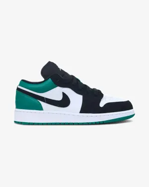 NIKE AIR JORDAN1 LOW GS MYSTIC GREEN Slim stability Quick Slip