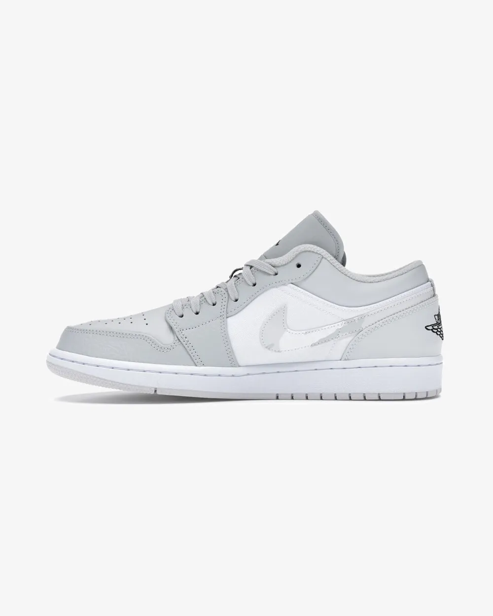 NIKE AIR JORDAN1 LOW WHITE CAMO Soft Traction