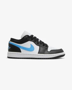 Adaptive piece NIKE AIR JORDAN1 LOW WMNS BLACK UNIVERSITY BLUE WHITE