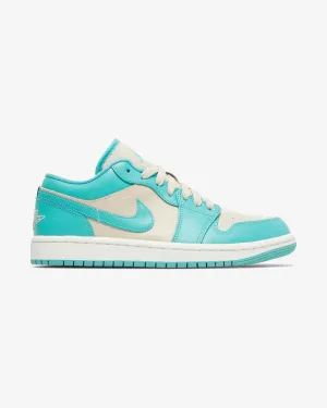 NIKE AIR JORDAN1 LOW WMNS TROPICAL TEAL Elite performance Velcro Strap