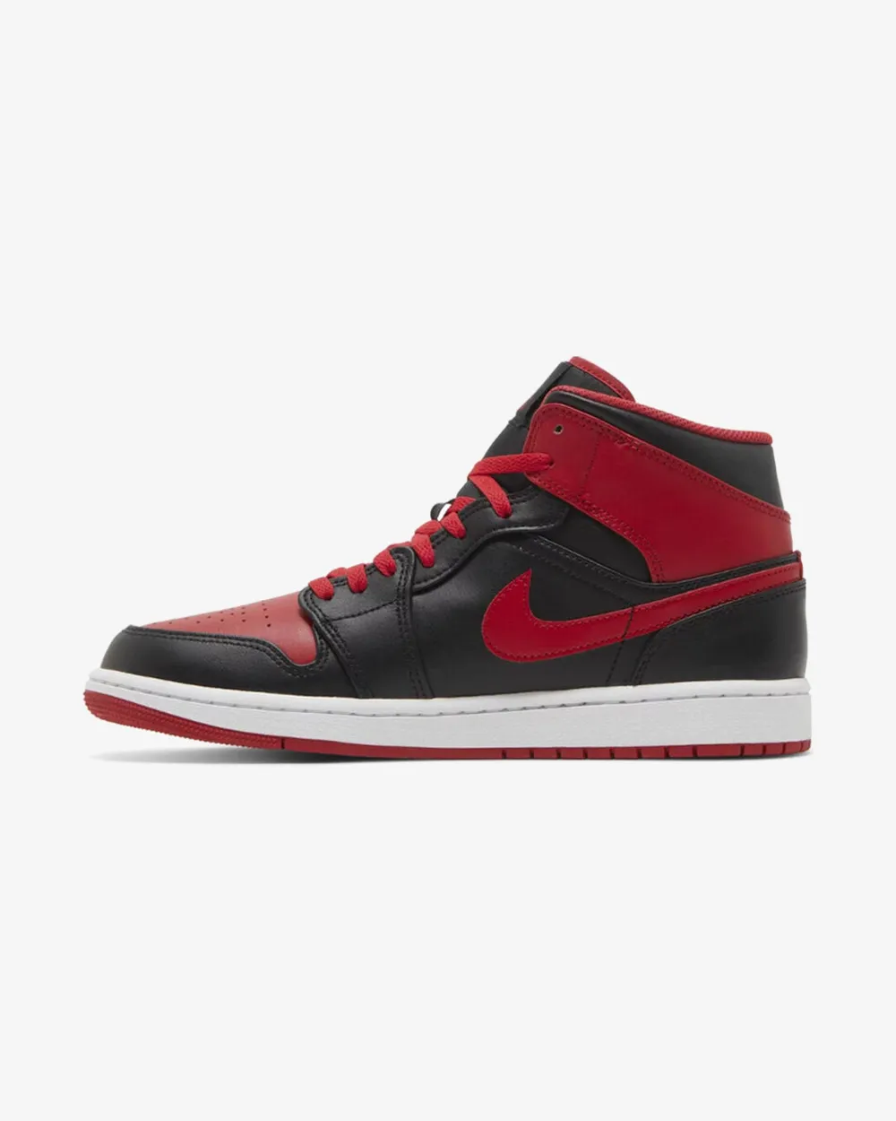 NIKE AIR JORDAN1 MID ALTERNATE BRED TOE 2022 Ultimate support
