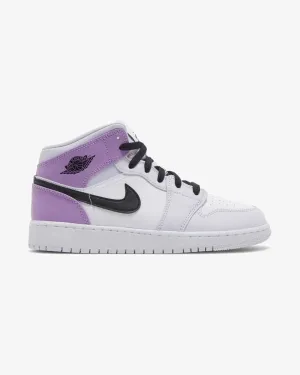 Casual Elegance NIKE AIR JORDAN1 MID BARELY GRAPE GS