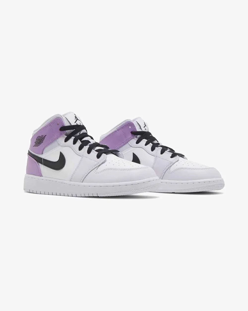NIKE AIR JORDAN1 MID BARELY GRAPE GS High-Quality Craft