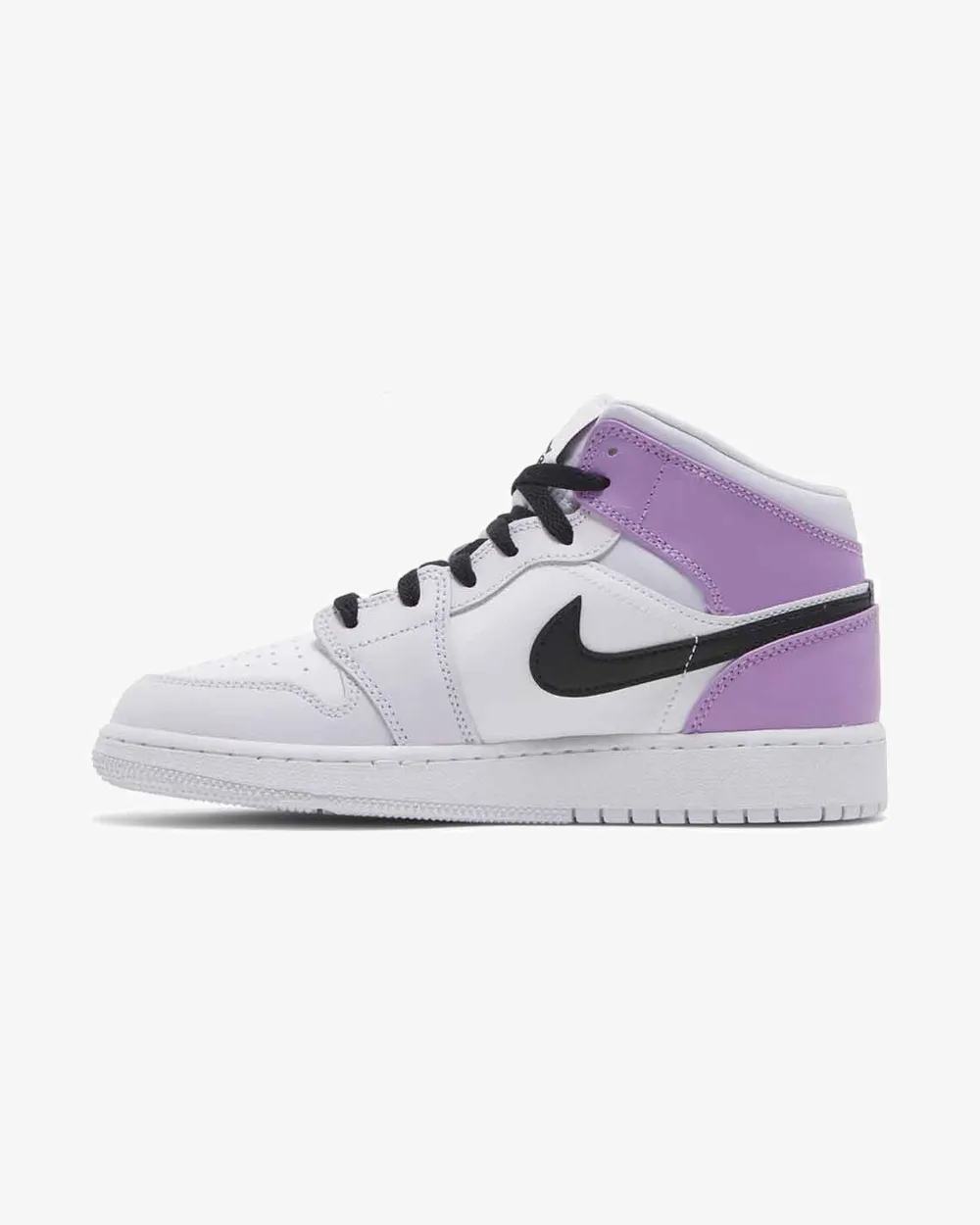NIKE AIR JORDAN1 MID BARELY GRAPE GS High-Quality Craft