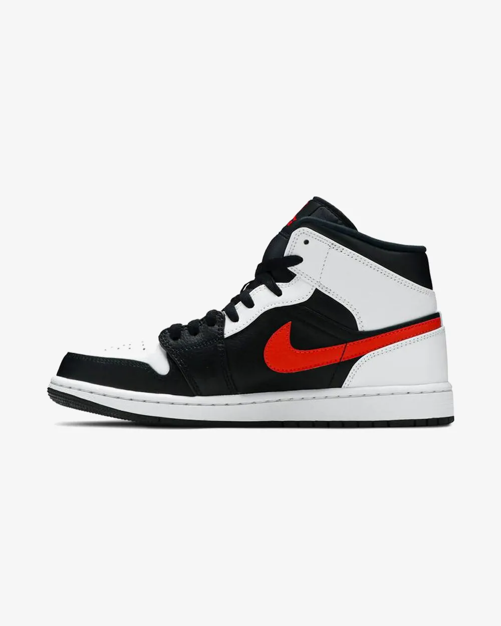 NIKE AIR JORDAN1 MID BLACK CHILE RED Iconic Style