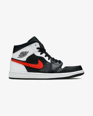 Active Step NIKE AIR JORDAN1 MID BLACK CHILE RED