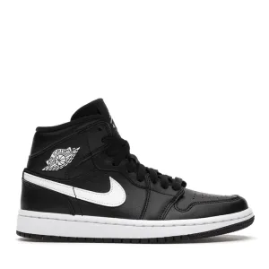 NIKE AIR JORDAN1 MID BLACK WHITE Fashion Forward