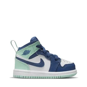Trendy Performance Urban Trend NIKE AIR JORDAN1 MID BLUE MINT TODDLER (NEW)