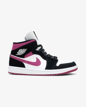 NIKE AIR JORDAN1 MID CACTUS FLOWER PINK Custom Style