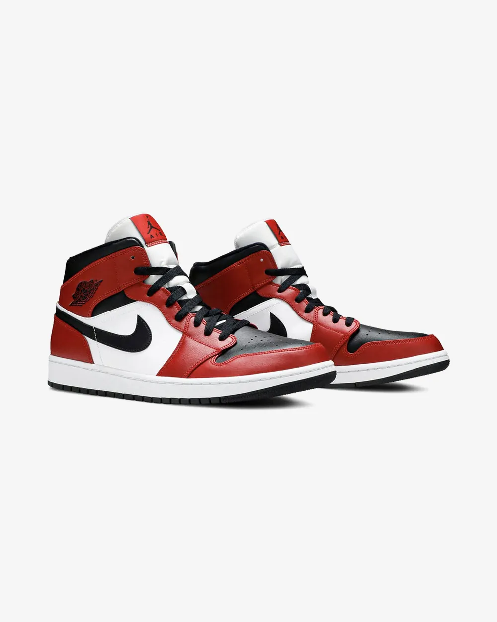 NIKE AIR JORDAN1 MID CHICAGO BLACK TOE Premium